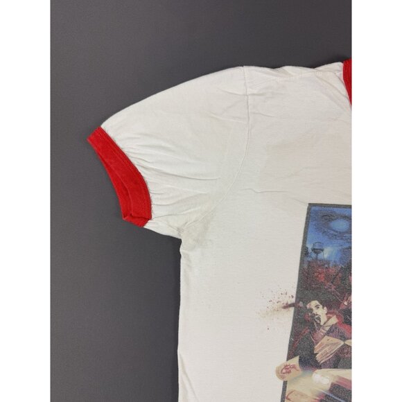 Vintage Y2K Ash Vs Evil Dead Horror TV Series Ringer Shirt Womens Medium Promo - Picture 4 of 15